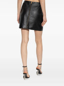 Mini gonna versace in pelle con fibbia
