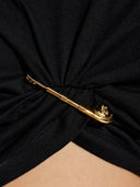 Versace Top With Safety Pin