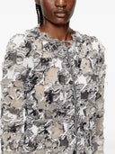 Diesel Houndstooth Jacquard Cardigan