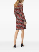 Abito midi missoni con motivo a chevron