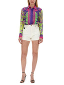 Versace Jeans Couture Shirt With Print And Logo