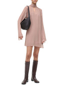 Staud Esther Mini Dress In Taupe