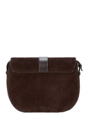 Staud Bella Truffle Suede Crossbody Bag
