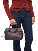 Staud Maude Mini Carryall Espresso