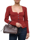 Staud Maude Mini Carryall Espresso
