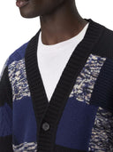 Missoni Pure Wool Cardigan With Slub And Zigzag Inserts