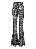 Pantaloni all'uncinetto Norma kamali