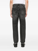 Jeans balmain con appliqé logo