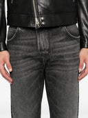 Jeans balmain con appliqé logo