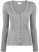 Parosh V Neck Ribbed Cardigan