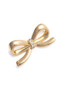 Self Portrait Gold Bow Earrings