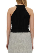 Alysi Top With Fringe