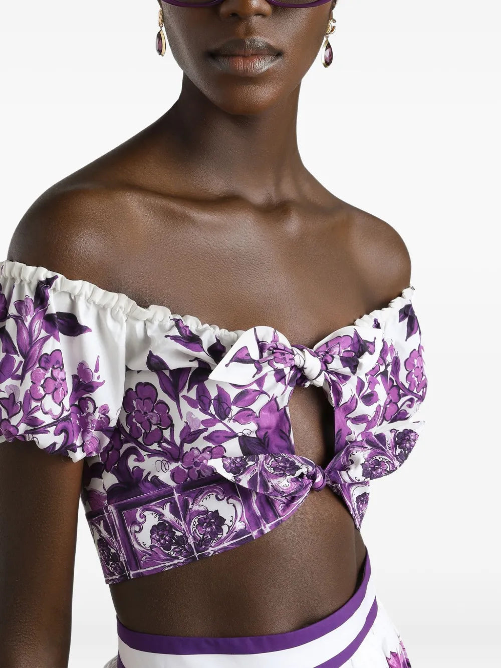 Dolce & Gabbana Blouse à imprimé majolique