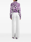 Dolce & Gabbana Silk Shirt With Maiolica Print
