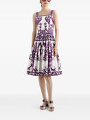 Dolce & Gabbana Majolica Print Midi Dress