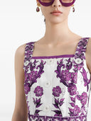 Dolce & Gabbana Majolica Print Midi Dress