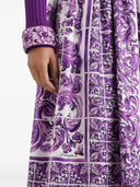 Dolce & Gabbana Silk Midi Skirt