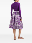 Dolce & Gabbana Silk Midi Skirt