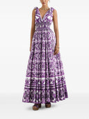 Dolce & Gabbana Midi Dress With Maiolica Print