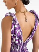 Dolce & Gabbana Midi Dress With Maiolica Print