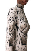 Stella Mccartney Leopard Print Draped Midi Dress