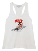Stella Mccartney grafisk print tanktop