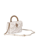 Kurt Geiger Kensington Paillettes Mini White Handtasche