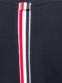 Thom Browne Relaxed Fit Short Sleeve Tee W/ Center Back Rwb Stripe In Classic Pique