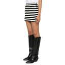Celine Striped Crochet Mini Skirt