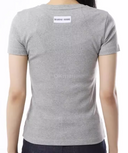 Marine Serre Moon Logo Ribbed Jersey Baby Fit T Shirt
