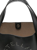 Stella Mccartney Leather Tote Bag With Logo Detail