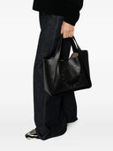 Stella Mccartney Leather Tote Bag With Logo Detail