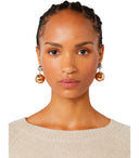 Max Mara Weekend Ovatte Boucles d'oreilles bicolores