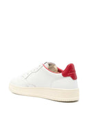Autry Medalist Sneaker With Perforated Red Detail