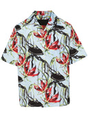Prada Floral Print Cotton Shirt