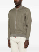 Kiton Linen Jacket With Zipper