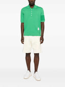 Thom Browne Polo Shirt With Striped Detail