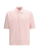 Thom Browne Polo Shirt With Striped Detail