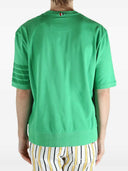 Thom Browne T Shirt With 4 Stripe Detail