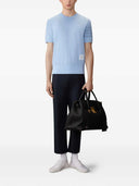 Thom Browne T Shirt With 4 Stripe Detail