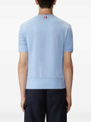 Thom Browne T Shirt With 4 Stripe Detail