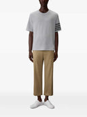 Thom Browne T-shirt med 4 striber detaljer