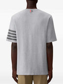 Thom Browne T-shirt med 4 striber detaljer