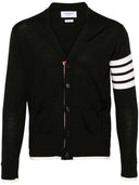 Thom Browne Cardigan med 4 striber detaljer