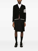 Thom Browne Cardigan med 4 striber detaljer