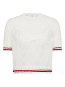 Thom Browne Hector T-shirt med gennembrudt design