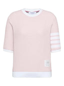 Thom Browne Top med 4 striber detaljer