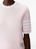 Thom Browne Top med 4 striber detaljer
