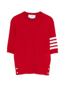 Thom Browne T-Shirt mit gestreiften Details
