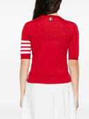 Thom Browne T-Shirt mit gestreiften Details